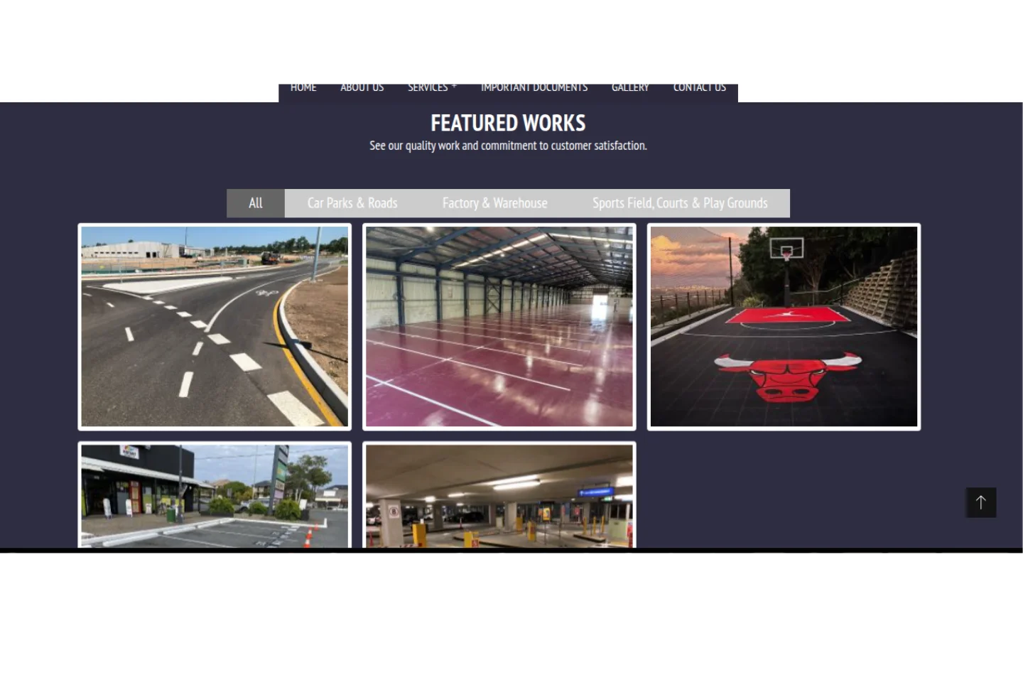 GC Line Marking warehouse line marking services